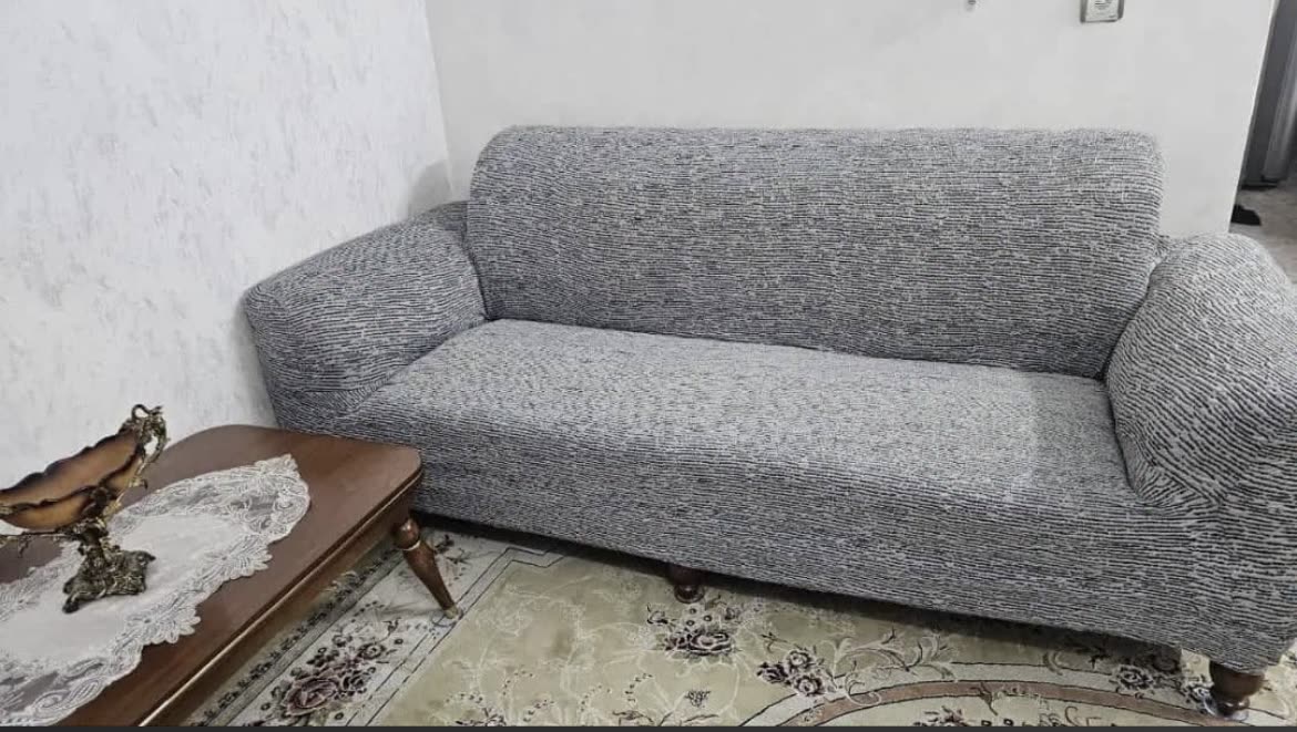 روکش مبل کشی ترک ٨نفره استیل